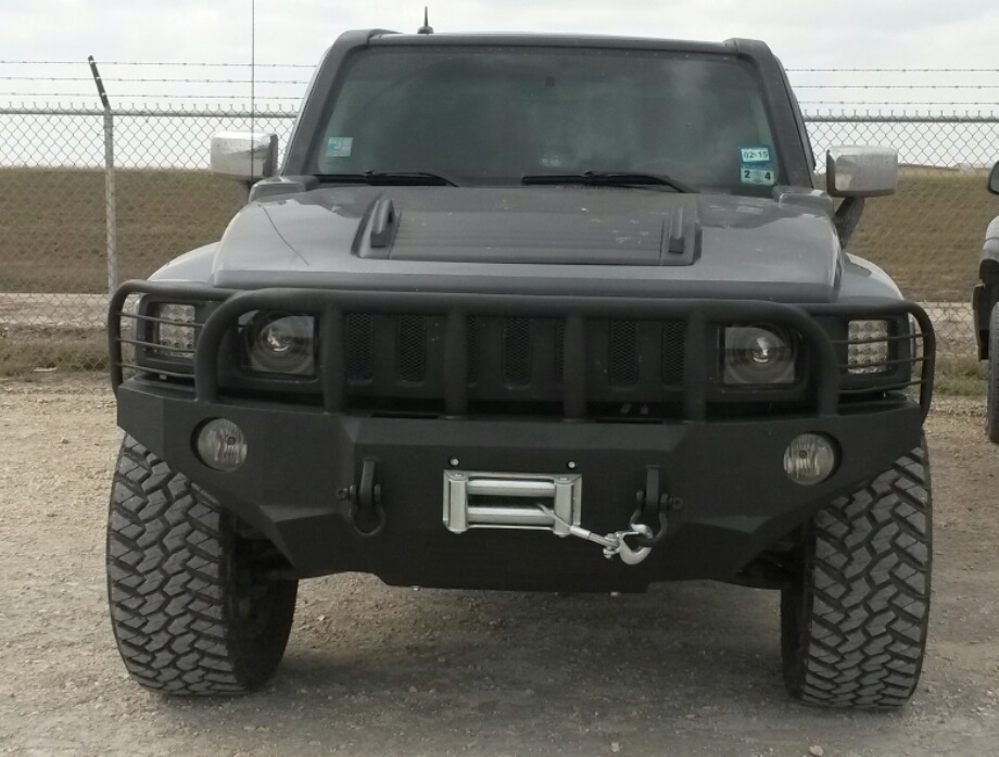 Hummer H3 Brush Guard With Winch Mount Sport Cars Modifite